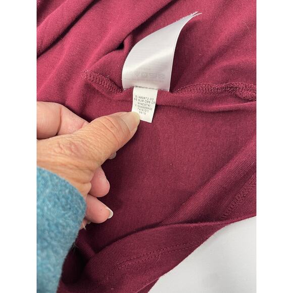 Old Navy Women's Slim Fit Blouse Cotton Blend size Medium Pre-Owned - Picture 5 of 7